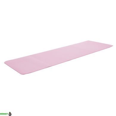 Килимок (мат) спортивний SportVida TPE 183 x 61 x 0.6 см для йоги та фітнесу SV-EZ0055 Pink