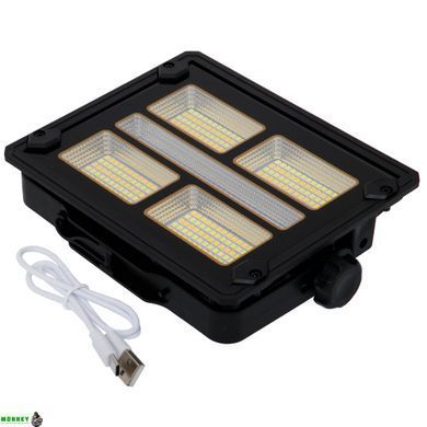Прожектор світлодіодний X-BALOG BL-W884-3 (пластик, SMD, USB-вхід, розчин 14,3x17,1см, чорний)
