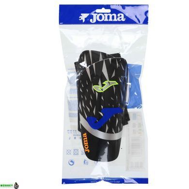 Щитки футбольные Joma SPIDER 401157-111 (полипропилен, EVA, L, черный-серебряный)