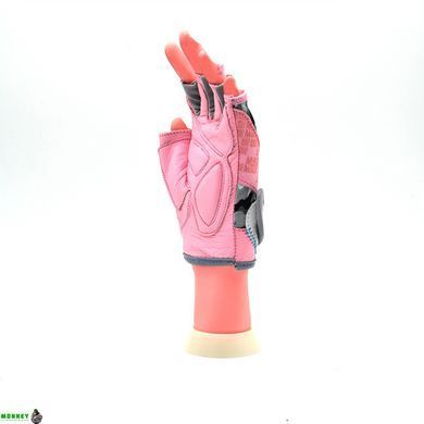 Рукавички для фітнесу MadMax MFG-931 No matter Pink S