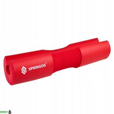 Накладка (бампер) на гриф Springos Barbell Pad FA0206 Red