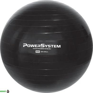 Мяч для фитнеса и гимнастики Power System PS-4018 85cm Black