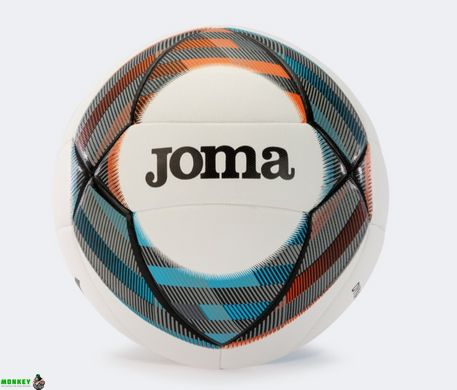М'яч футбольний Joma DYNAMIC III біло-помаранчеови