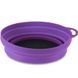 Lifeventure тарілка Silicone Ellipse Bowl purple
