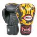 Рукавички боксерські шкіряні TWINS FBGVL3-22 14 унцій чорний-золотий