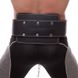 Пояс для отягощений кожаный ZELART SB-165127 ширина-18см черный