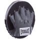 Лапа Прямая круглая для бокса и единоборств EVERLAST PUNCH MITTS EV4318 24х19х3,5см 2шт черный-серый