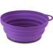 Lifeventure тарілка Silicone Ellipse Bowl purple