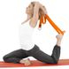 Ремінь для йоги SP-Sport FI-6975-14 183x3,8см малиновый-помаранчевий
