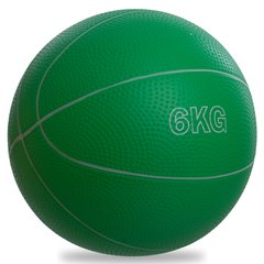Мяч медицинский медбол Record Medicine Ball SC-8407-6 6кг (верх-резина, наполнитель-песок, d-22см,цвета в ассортименте)