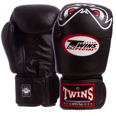 Перчатки боксерские кожаные на липучке TWINS FBGV-25 (р-р 10-18oz, цвета в ассортименте)