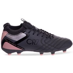 Бутсы футбольная обувь SP-Sport 20505-2 GREY/BLACK/PINK размер 40-44 (верх-PU, серый-черный)
