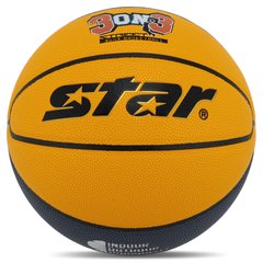 Мяч баскетбольный PU №6 STAR 3ON3 BB4146C-31 (PU, бутил, цвета в ассортименте)