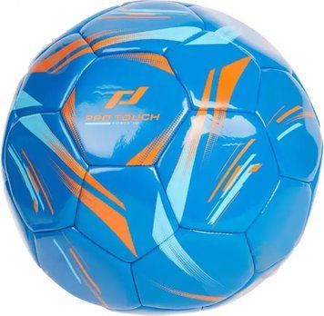 Мяч футбольный PRO TOUCH FORCE 10 голубой, бирюзовый, оранжевый Уни 4