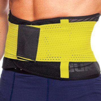 Пояс для коррекции фигуры Экстрим Пауэр Белт Extreme Power Belt FI-102 Черный-желтый L (102x23см) размер-M