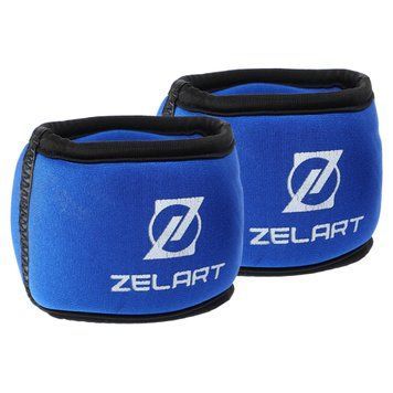 Утяжелители манжеты для рук Zelart FI-6221-1 Синий 2x0,5кг