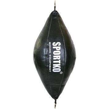 Груша набивна на розтяжках SPORTKO GK-2 Чорний 50x24см