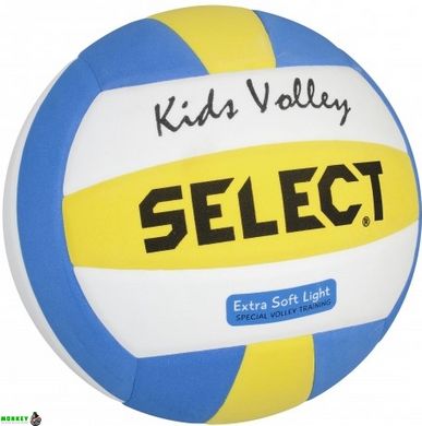 Мяч волейбольный Select KIDS VOLLEY NEW белый, желтый, синий Уни 4
