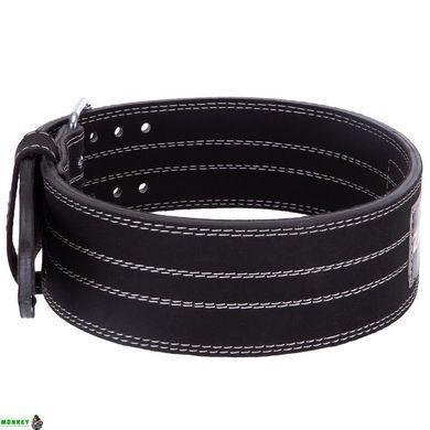 Пояс атлетический кожаный ZELART SB-165150 S ширина-10см черный