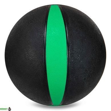 М'яч медичний медбол Zelart Medicine Ball FI-5122-7 7кг сірий-зелений