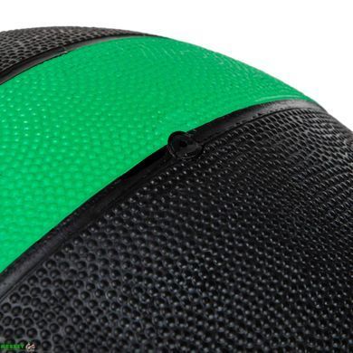 М'яч медичний медбол Zelart Medicine Ball FI-5122-7 7кг сірий-зелений
