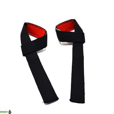 Лямки для тяги MadMax MFA-267 PWR Straps Black/Grey/Red