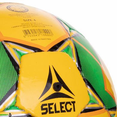 Мяч для футзала SELECT FUTSAL MAGIO SHINY FB-4804 №4 желтый-зеленый