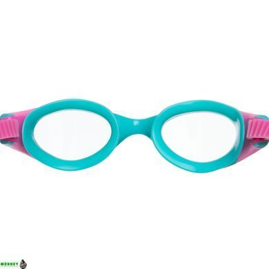 Очки для плавания MadWave AUTIMATIC JUNIOR FLAME M041104 Розовый-голубой (полимер целлюлозы, силикон,)