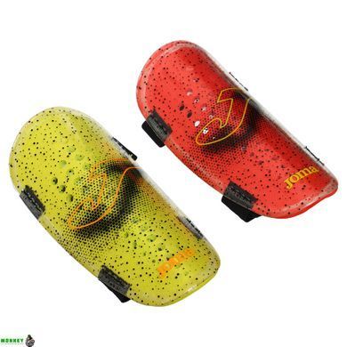 Щитки футбольные Joma ATTACK 401161-906 (ABS-пластик, EVA, L, желтый-красный)