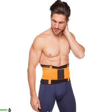 Пояс для коррекции фигуры Экстрим Пауэр Белт Extreme Power Belt FI-102 Черный-желтый L (102x23см) размер-M