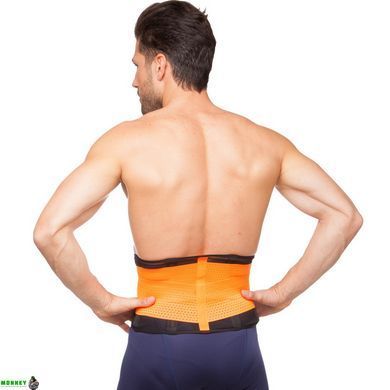 Пояс для коррекции фигуры Экстрим Пауэр Белт Extreme Power Belt FI-102 Черный-желтый L (102x23см) размер-M