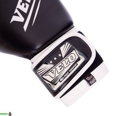 Рукавички шкіряні боксерські VELO VL-2210 Синій 14 унції
