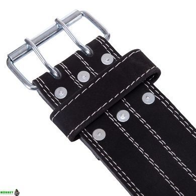 Пояс атлетический кожаный ZELART SB-165150 S ширина-10см черный
