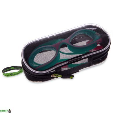 Очки для плавания MadWave AUTIMATIC JUNIOR FLAME M041104 Розовый-голубой (полимер целлюлозы, силикон,)