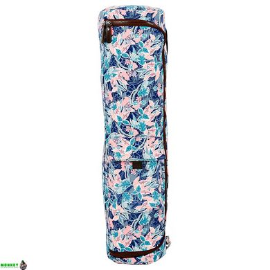 Сумка для йога килимка KINDFOLK Yoga bag SP-Sport FI-8362-2 рожевий-блакитний