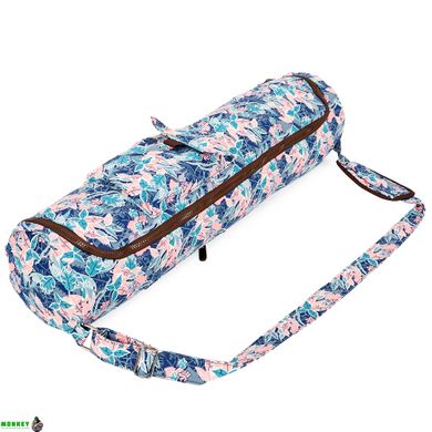 Сумка для йога килимка KINDFOLK Yoga bag SP-Sport FI-8362-2 рожевий-блакитний