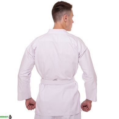 Кимоно для карате MATSA MA-0016 Синий 14 унций 110-190см белый