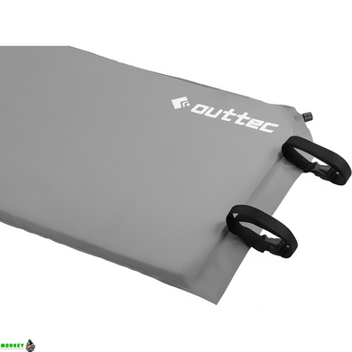 Самонадувний килимок Outtec з подушкою гладкий сірий