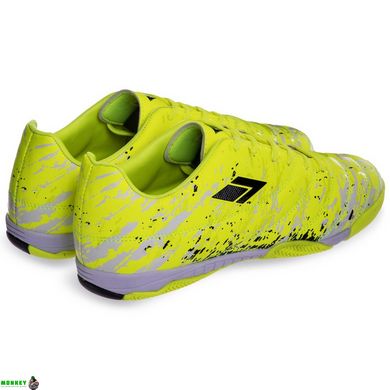 Взуття для футзалу чоловіча OWAXX 20517A-4 розмір 40-45 лимонний-чорний-білий
