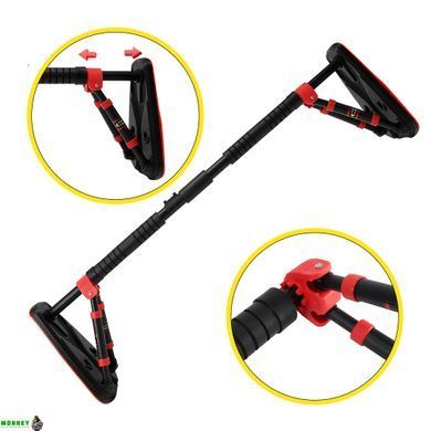 Турнік розсувний Cornix Elite+ 100-140 см XR-0295 Black/Red