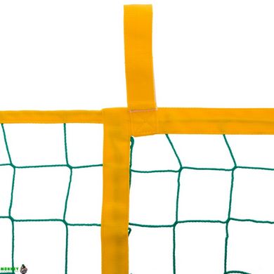 Сітка на ворота футбольна тренувальна з кишенями в кутах "Євро стандарт" SP-Planeta SO-9568 7,32x2,44м кольори в асортименті