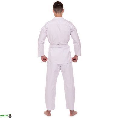 Кимоно для карате MATSA MA-0016 Синий 14 унций 110-190см белый