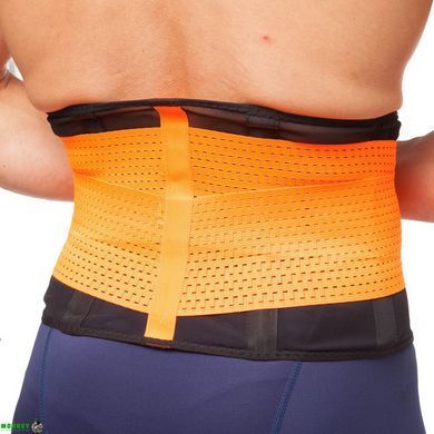 Пояс для коррекции фигуры Экстрим Пауэр Белт Extreme Power Belt FI-102 Черный-желтый L (102x23см) размер-M