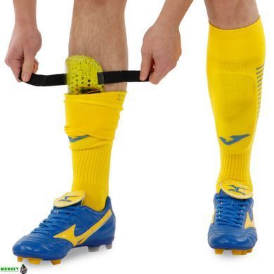 Щитки футбольные Joma ATTACK 401161-906 (ABS-пластик, EVA, L, желтый-красный)