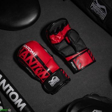 Перчатки для ММА Phantom APEX Red L/XL (капа в подарок)