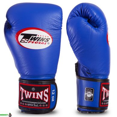 Перчатки боксерские кожаные TWINS BGVLA1 12-16 унций цвета в ассортименте