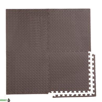 Мат-пазл (ласточкин хвост) Cornix Mat Puzzle EVA 120 x 120 x 1 cм XR-0238 Braun