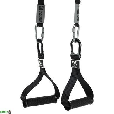 Ручки для еспандера та тренажера FIT HOOK HANDLES EZOUS F-05 2шт чорний