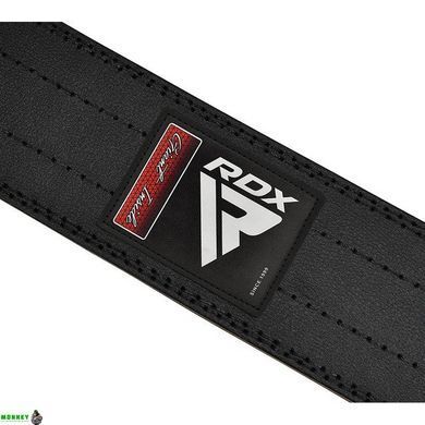 Пояс для пауэрлифтинга RDX RD1 кожаный Black L