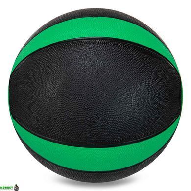 М'яч медичний медбол Zelart Medicine Ball FI-5122-7 7кг сірий-зелений